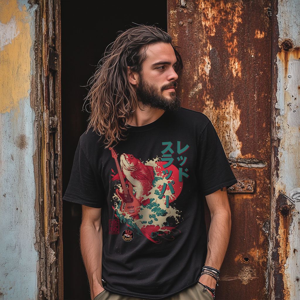 "Red Slapper" Unisex Bass Guitar T-Shirt
