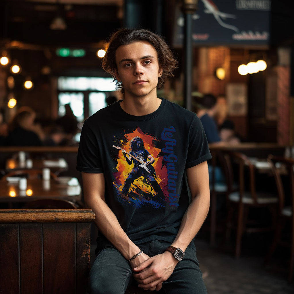 LeftyGuitarist "Rocker" Unisex T-Shirt - Wear Your Rockin' Heart on Your Sleeve!