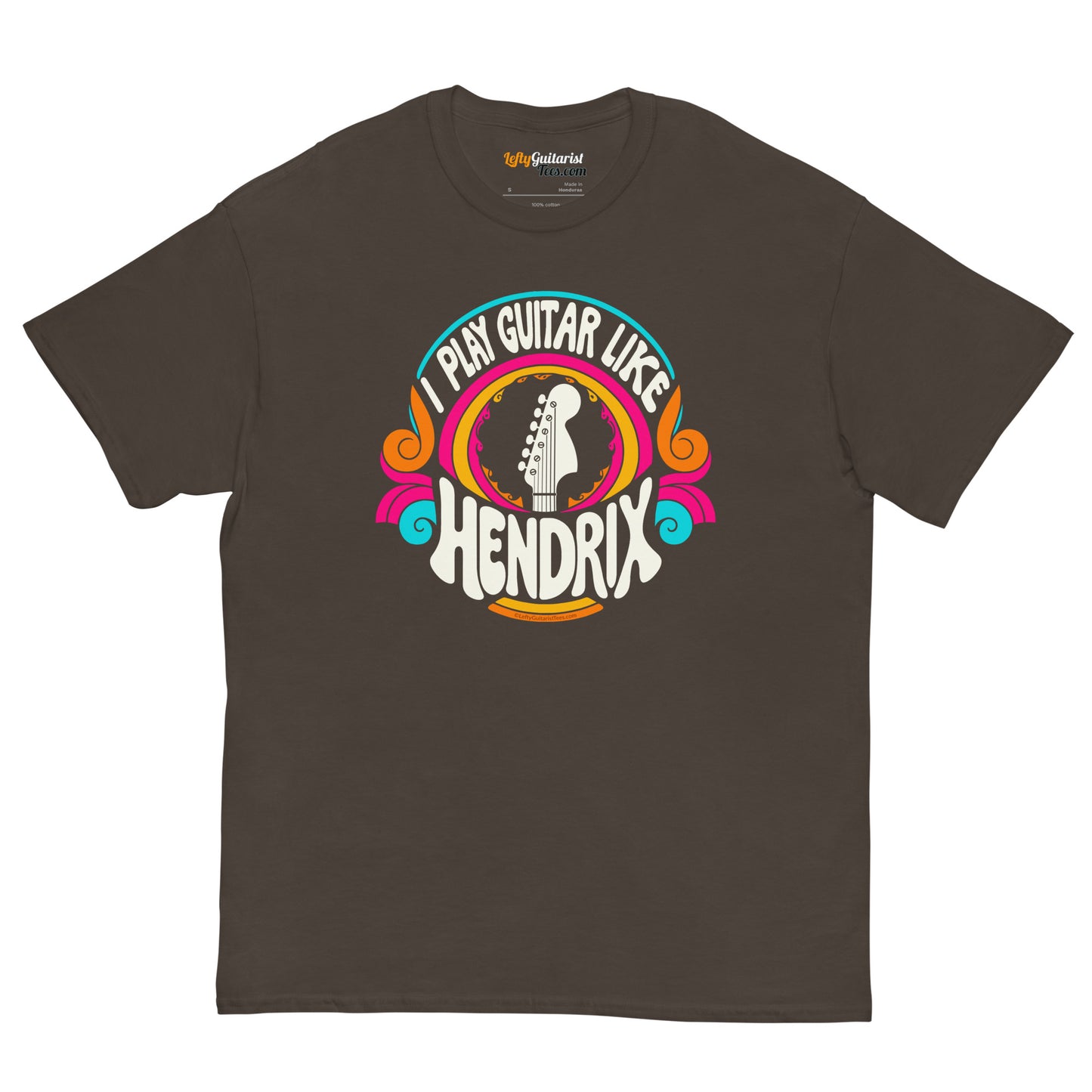 "I Play Guitar Like HENDRIX" Psychedelic Unisex Tee - Flip Your Ax!