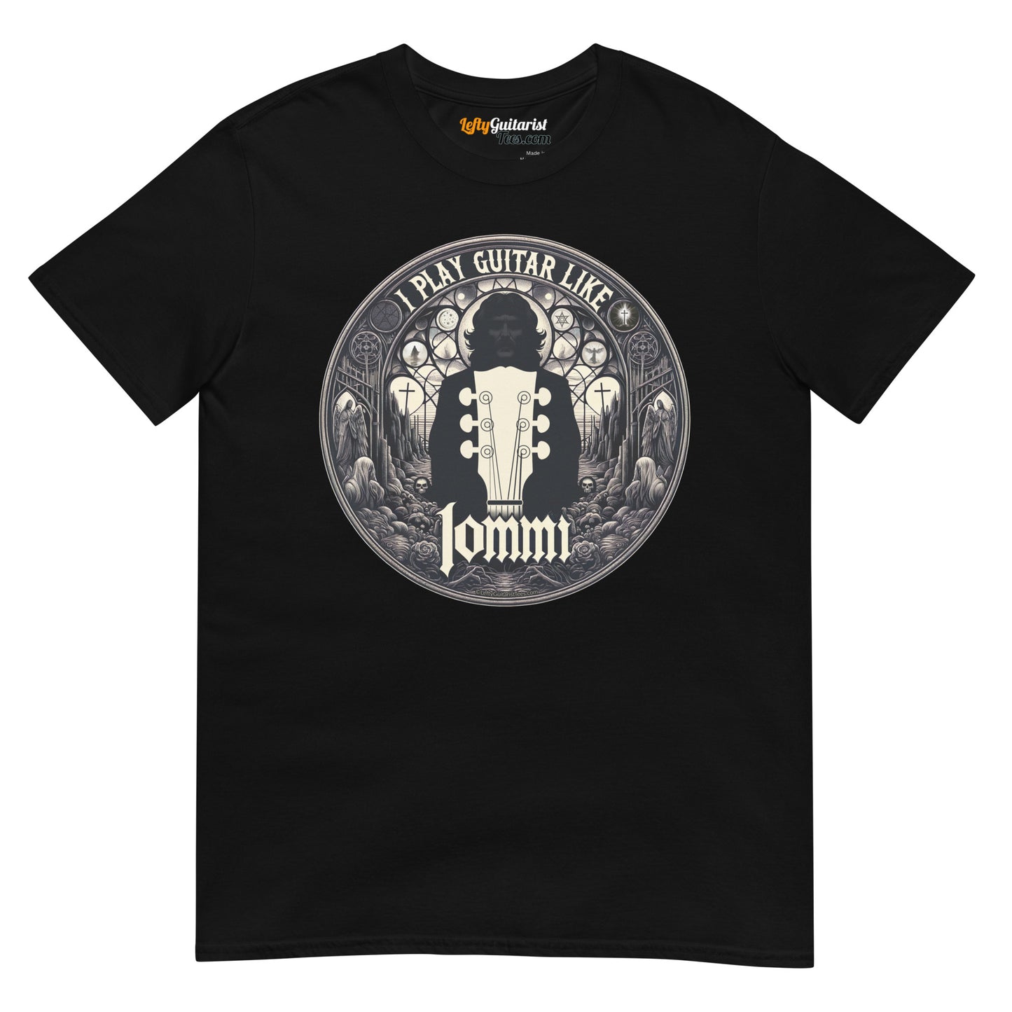 "I Play Guitar Like Iommi" Unisex Rock Tee