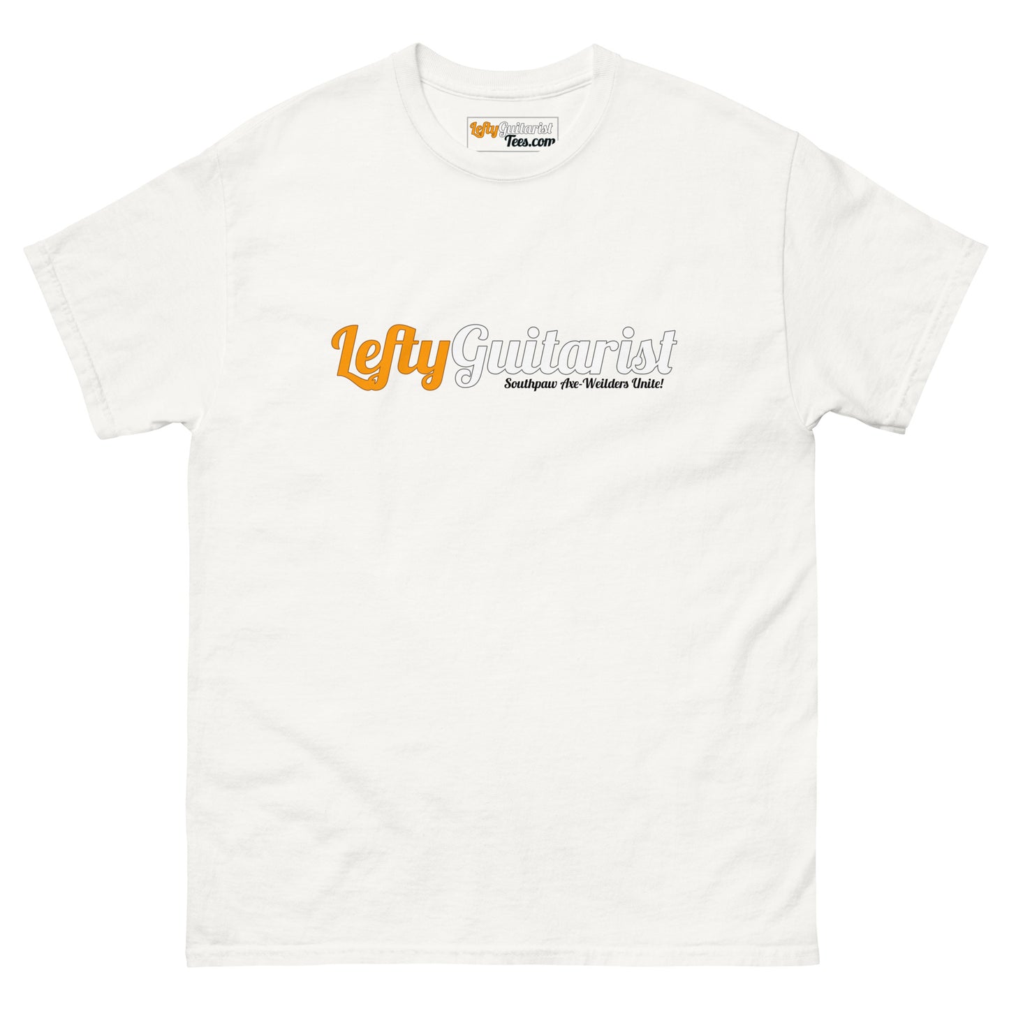 LeftyGuitarist Big Logo Unisex T-Shirt - Show Your Lefty Pride Wherever You Go!