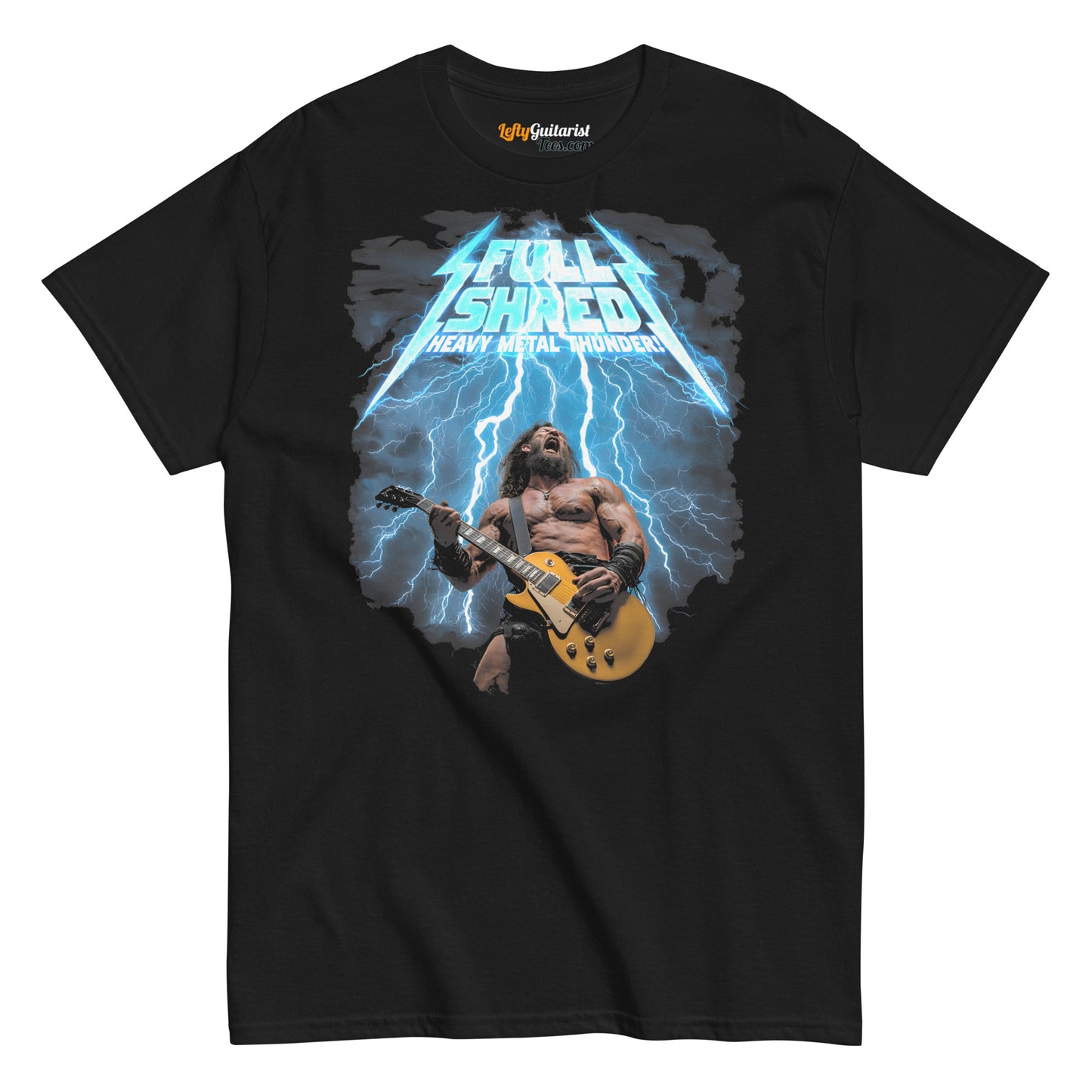 "Full Shred: Heavy Metal Thunder!" Unisex Tee