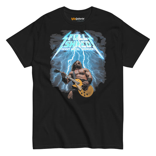 "Full Shred: Heavy Metal Thunder!" Unisex Tee